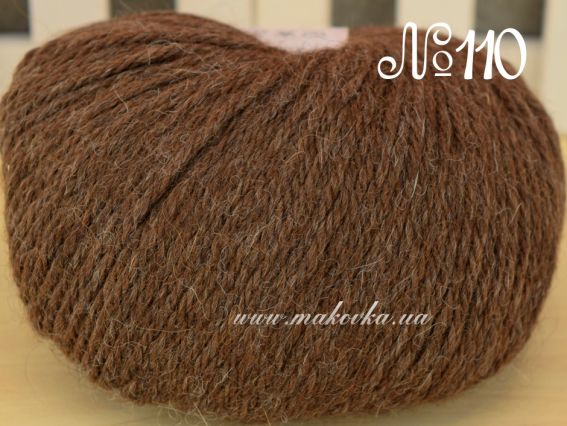 Alpaca Ferner Wolle 110 коричневый