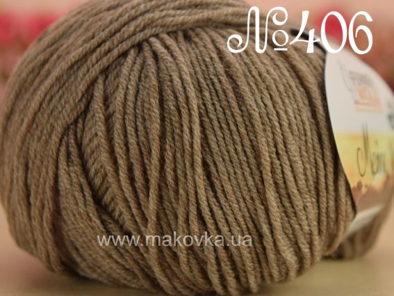 Merino 160 Ferner Wolle 406 светло-коричневый