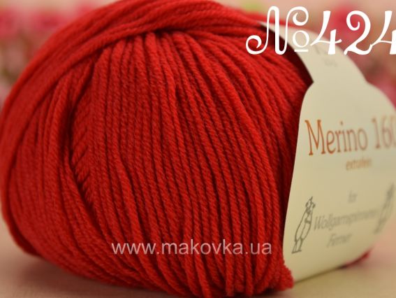 Merino 160 Ferner Wolle 424 красный