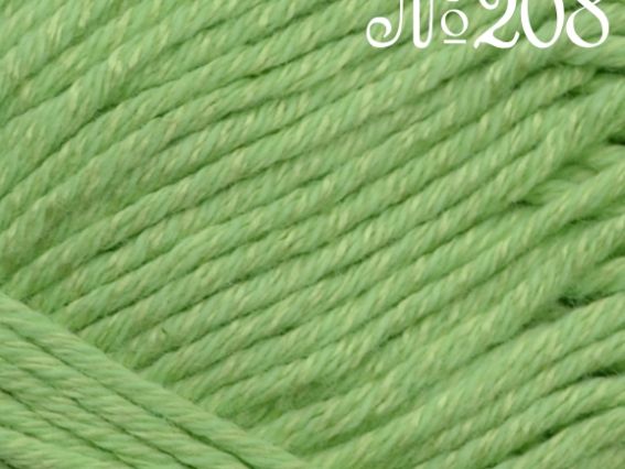 Bamboo Jazz Fibranatura пряжа 208 яркий салатовый