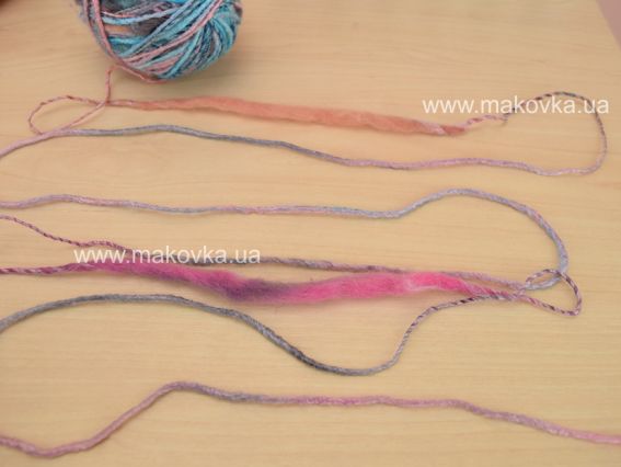 Фактура пряжи Bamboo Bloom Handpaints Fibranatura