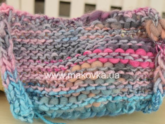 Дизайнерська пряжа Фібранатура Бамбі Блум Хендпентс нитка Fibranatura Bamboo Bloom Handpaints