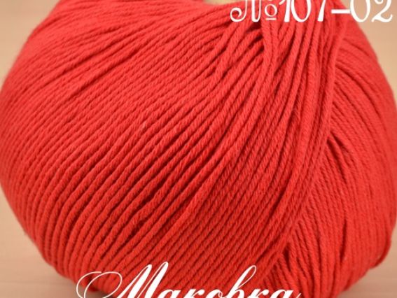 Cotton True Sport Fibranatura пряжа 107-02 красный