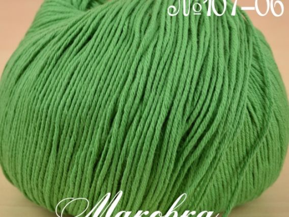 Cotton True Sport Fibranatura пряжа 107-06 зеленый