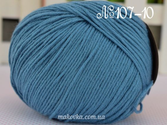 Cotton True Sport Fibranatura пряжа 107-10 синий джинс