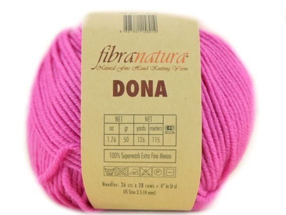 Пряжа Fibranatura DONA чистововняна Фібранатура Дона