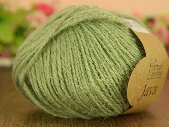 JAVA Fibranatura нитки  228-04 светло-зеленый