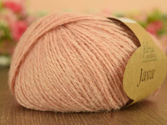 JAVA Fibranatura нитки  228-05 розово-персиковый