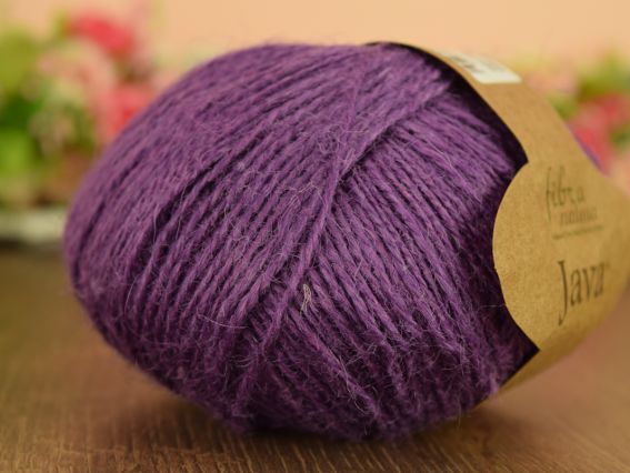 JAVA Fibranatura нитки  228-10 фиолетовый