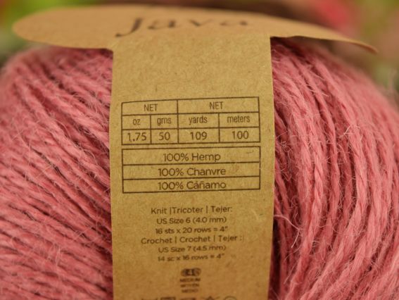 Фрагмент этикетки JAVA Fibranatura