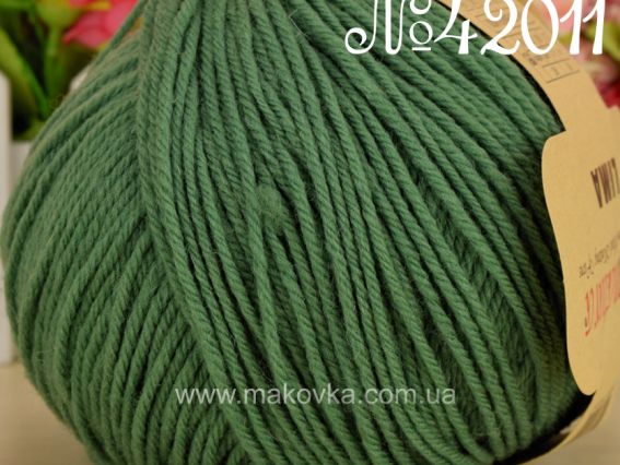 Lima Fibranatura пряжа 42011 зеленый