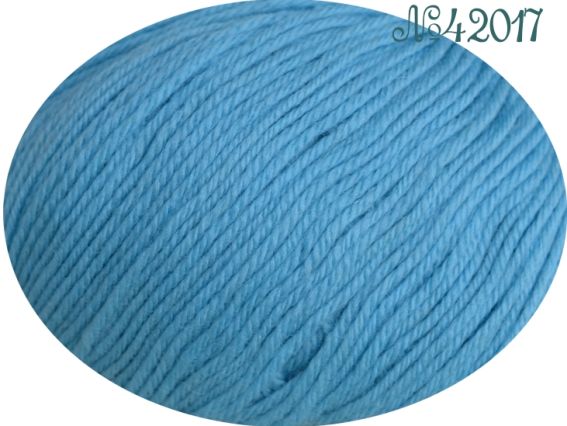 Lima Fibranatura пряжа 42017 ярко-голубой