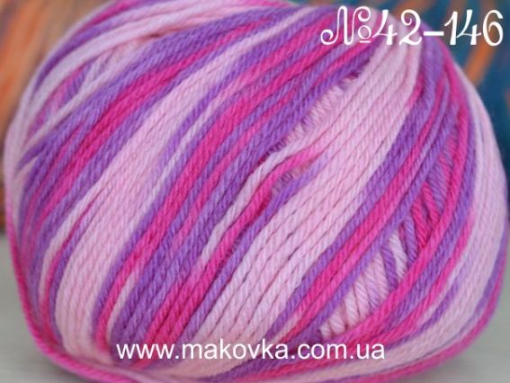 Lima Colors Fibranatura пряжа 42-146 розово-сиреневый