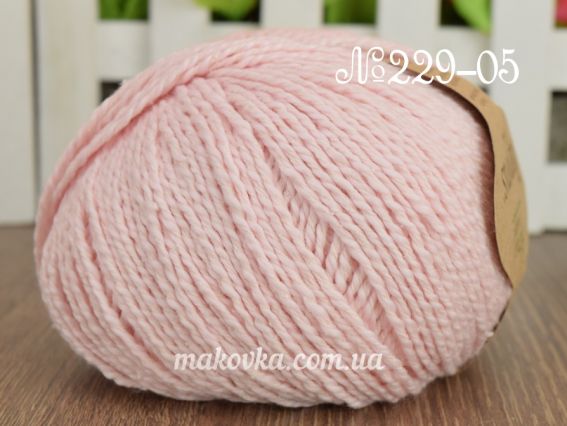 Papyrus Fibranatura нитки для в'язання 229-05 світло-рожевий