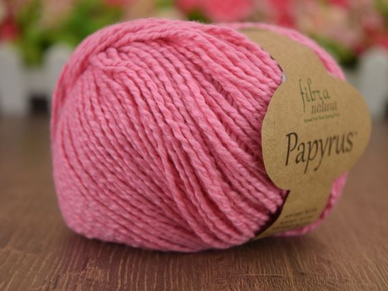 Papyrus Fibranatura нитки для в'язання 229-07 рожевий