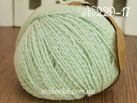Papyrus Fibranatura нитки для в'язання 229-17  салатовый бледный