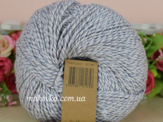 229-25 молочно-блакитний меланж
