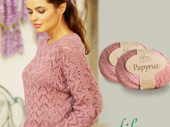 Примеры изделий из пряжи Papyrus Fibranatura