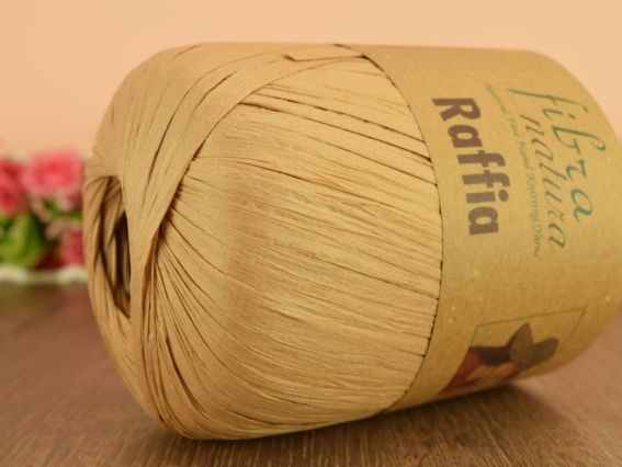 Raffia Fibranatura Рафия нитки 116-14 св. кавовий