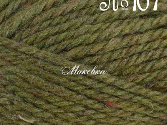 Renew Wool Fibranatura пряжа 107 зелений