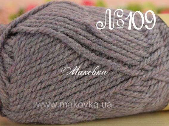 Renew Wool Fibranatura пряжа 109 сірий