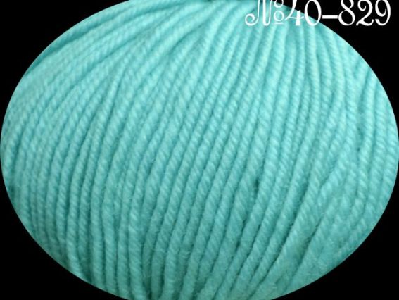 Sensational Fibranatura пряжа 40829 бирюзовый (яркий голубой с зеленцой)