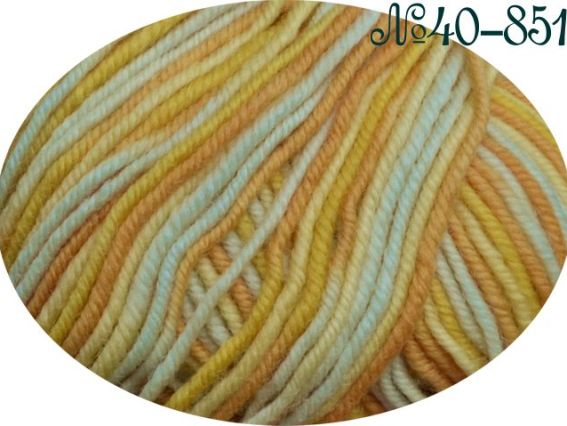 Sensational Fibranatura пряжа 40851 желтый меланж