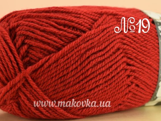 Rustikal Hauswolle Fischer пряжа 19 красный