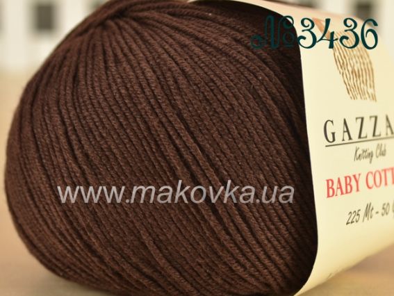 3436 темно-коричневий