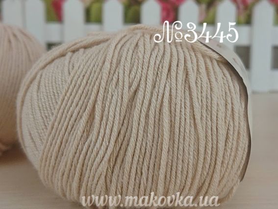 Baby Cotton GAZZAL пряжа 3445 тілесний беж
