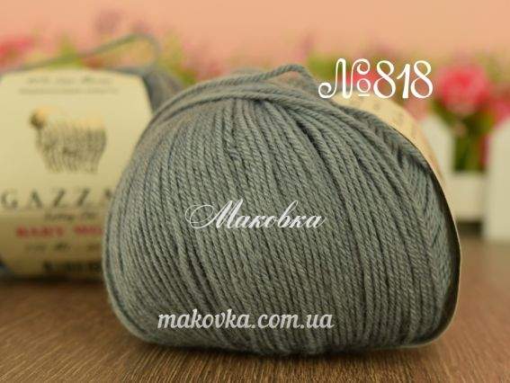 818 темний сірий