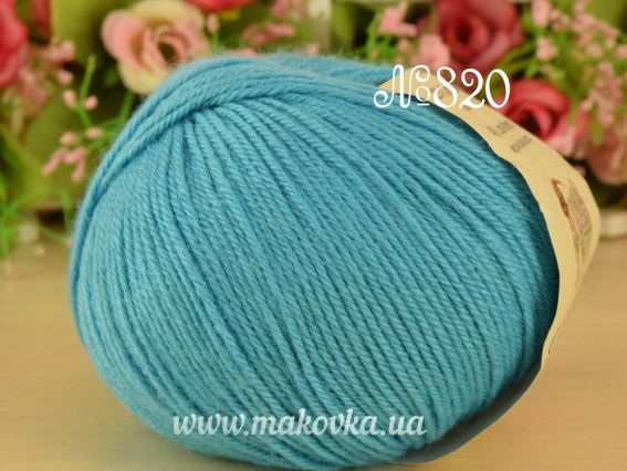 820 яскраво блакитний (бірюзовий)