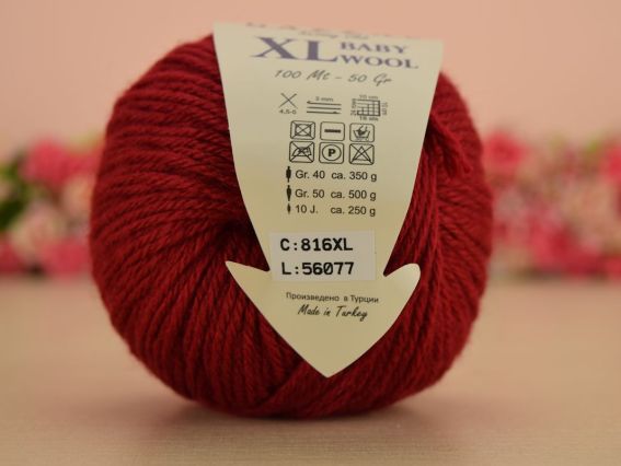 816XL бордовий