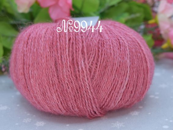 9944 запорошений світлий рожево-бордовий