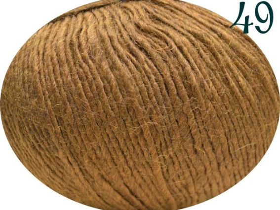 Galla GAZZAL пряжа 49 светло-коричневый