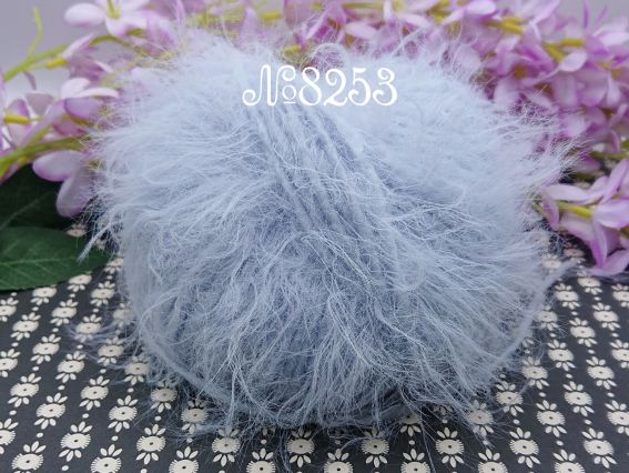 Marilyn & merinos GAZZAL пряжа 8253 світлий сіро-блакитний