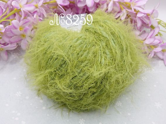 Marilyn & merinos GAZZAL пряжа 8259 світлий жовтувато-зелений