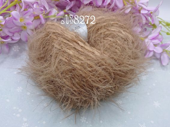 Marilyn & merinos GAZZAL пряжа 8272 світлий бежево-коричневий