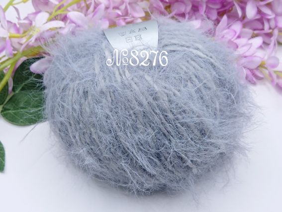 Marilyn & merinos GAZZAL пряжа 8276 сірий