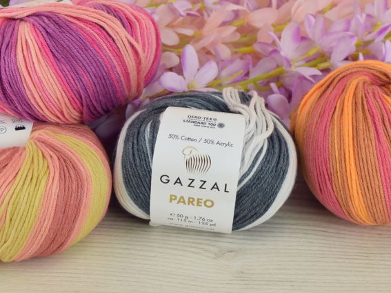 Пряжа Газзал Парео GAZZAL PAREO бавовняна