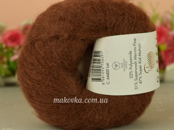 64400 тем. коричневий