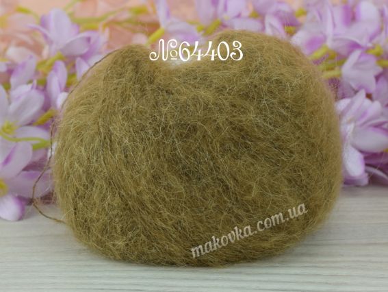 Gazzal Super Kid Mohair супер кід мохер Газал пряжа 64403 болотний
