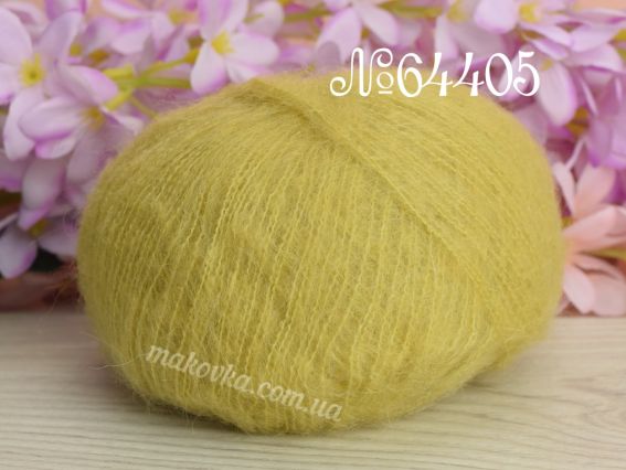 Gazzal Super Kid Mohair супер кід мохер Газал пряжа 64405 світлий салатовий