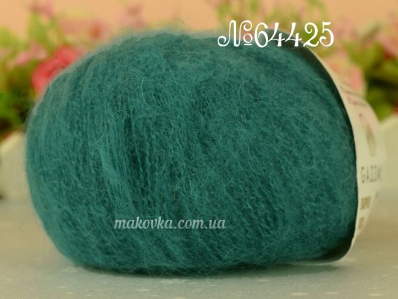 Gazzal Super Kid Mohair супер кід мохер Газал пряжа 64425 темна морська хвиля