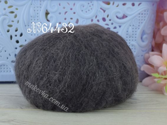 Gazzal Super Kid Mohair супер кід мохер Газал пряжа 64432 антрацит