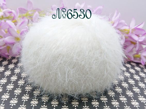 Teddy GAZZAL пряжа 6530 білий молочний