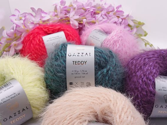 Пряжа GAZZAL Teddy Газзал Тедди