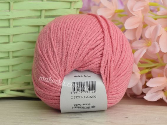 3322 запорошений рожевий