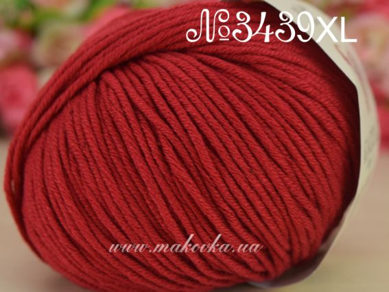 3439-XL бордовий