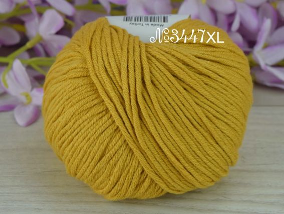 Baby Cotton XL GAZZAL пряжа 3447-XL гірчичний